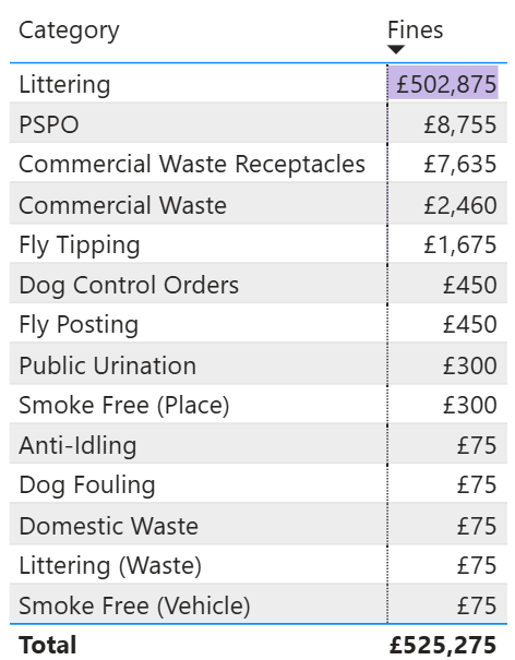 Clean Streets Enforcers make £523K in under 3 Years