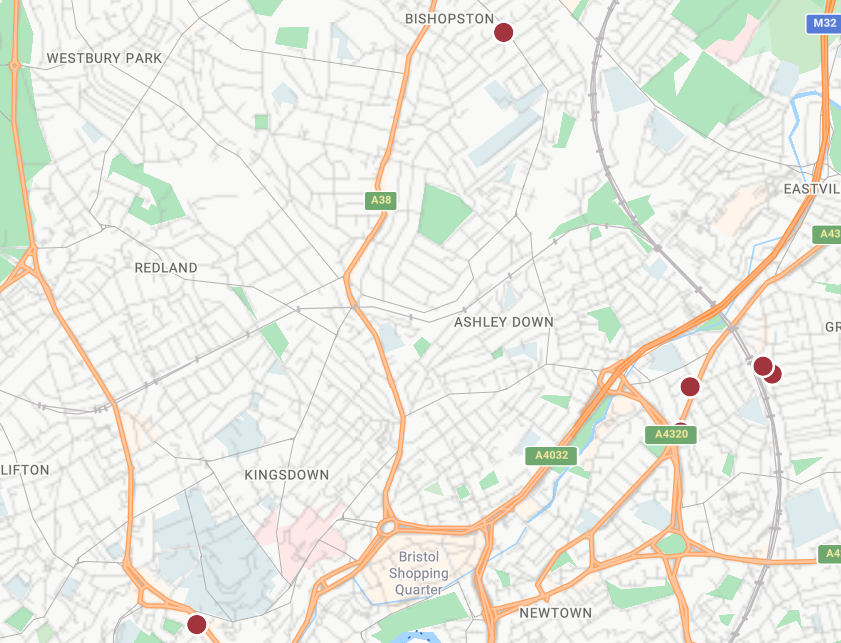 Food Hygiene Ratings in Bristol