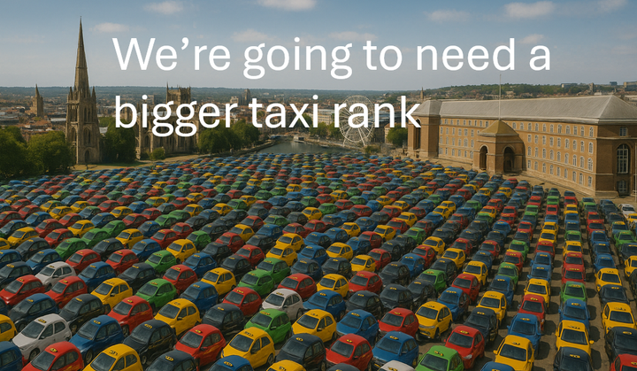 94% of New Bristol Taxi License Applications made since Jan 2023 are still "In Progress"